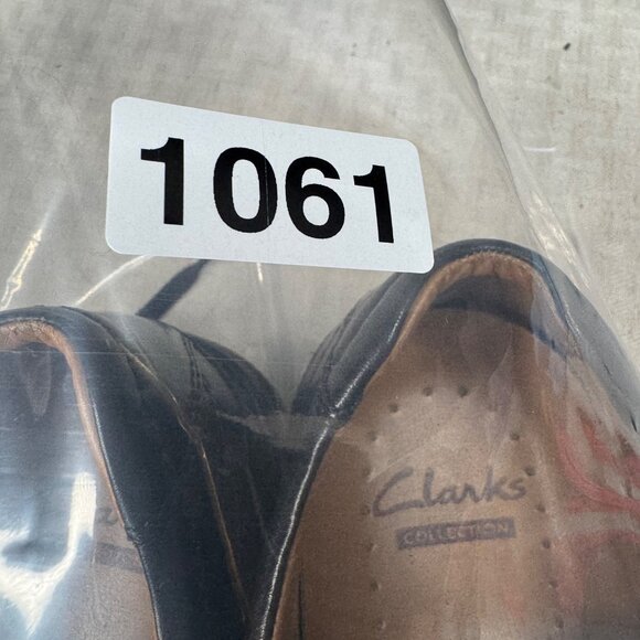 Clarks Collection Colson Mens Size 9.5M Black Leather Oxford Dress Shoes